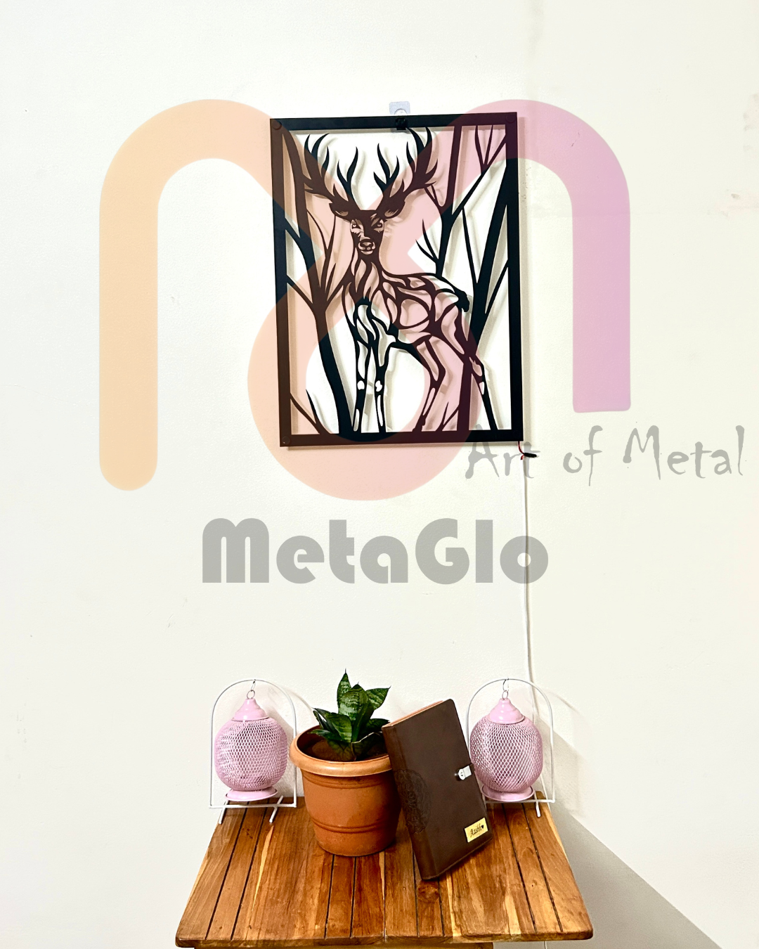 Deer Metal Wall Art