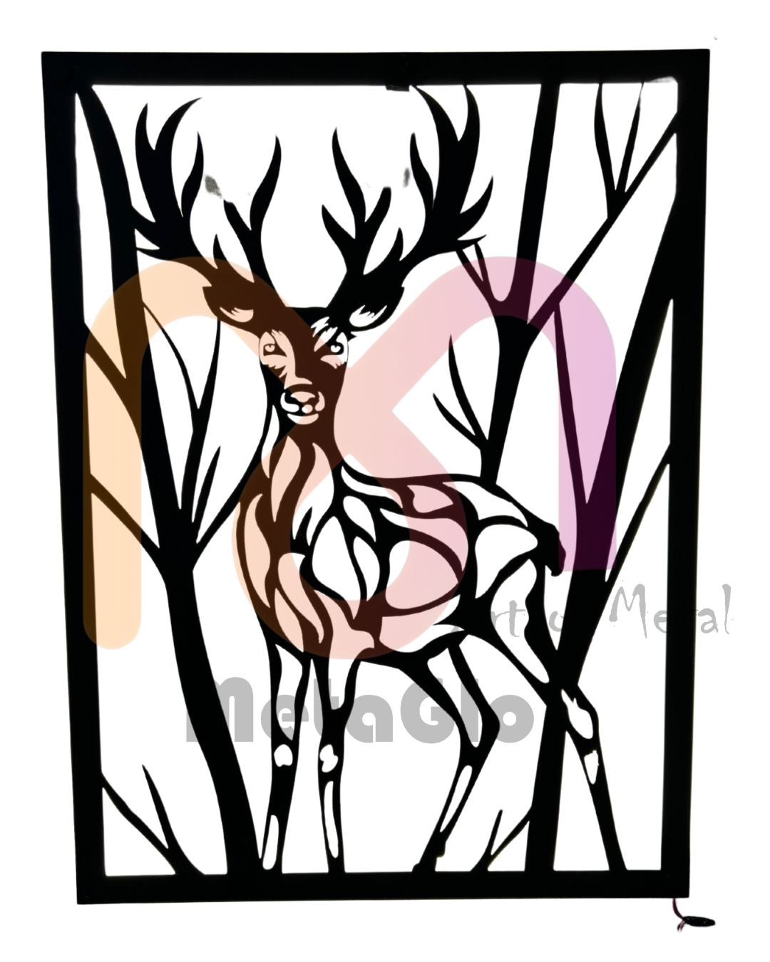 Deer Metal Wall Art