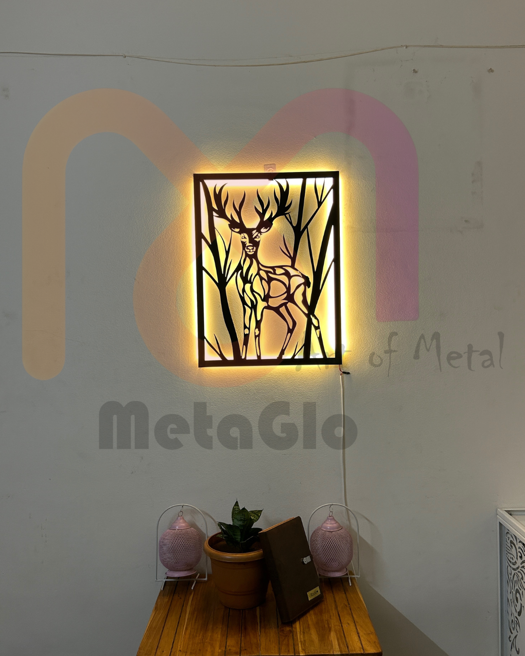Deer Metal Wall Art