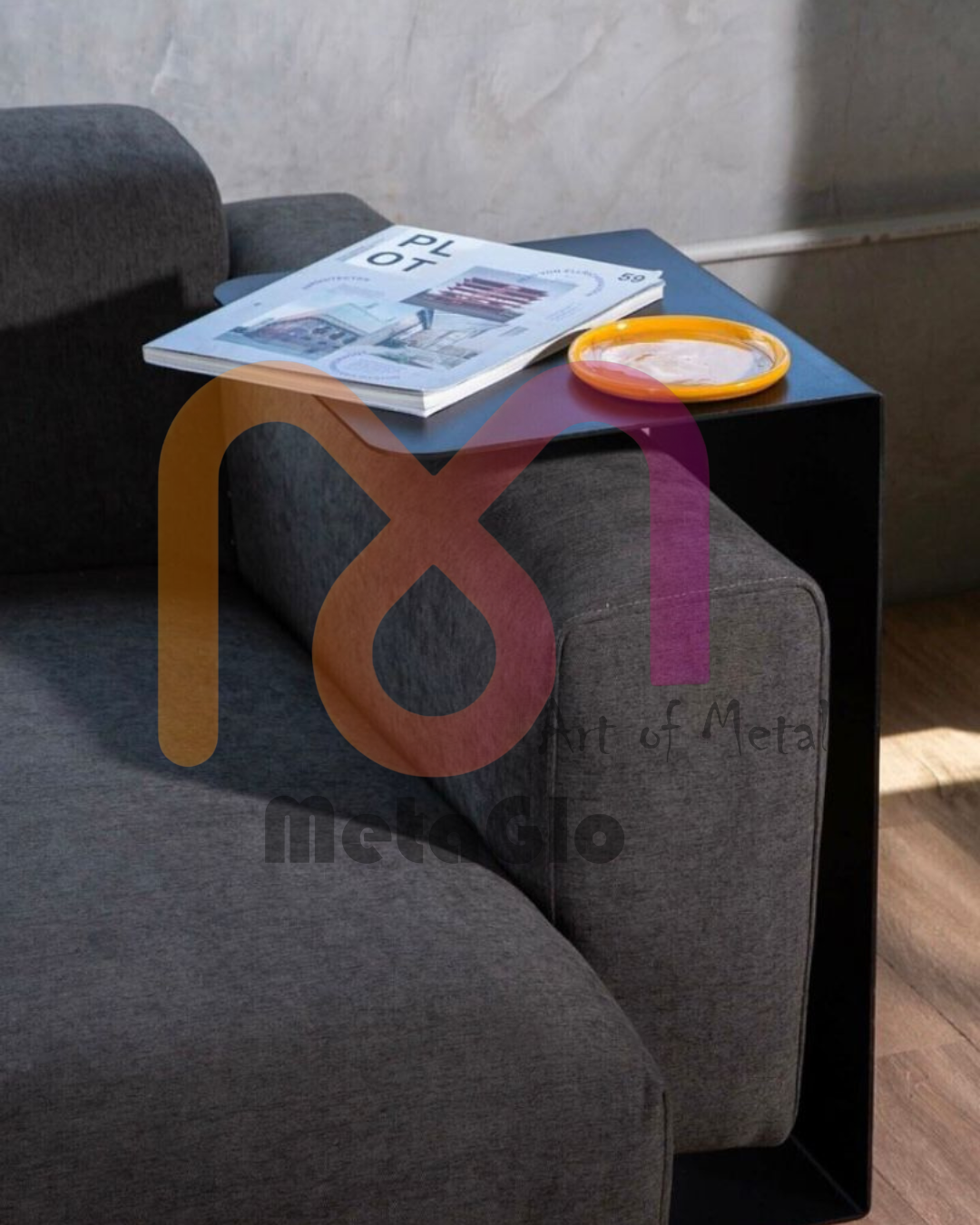 Modern Metal Tea Table | Sleek & Durable Side Table