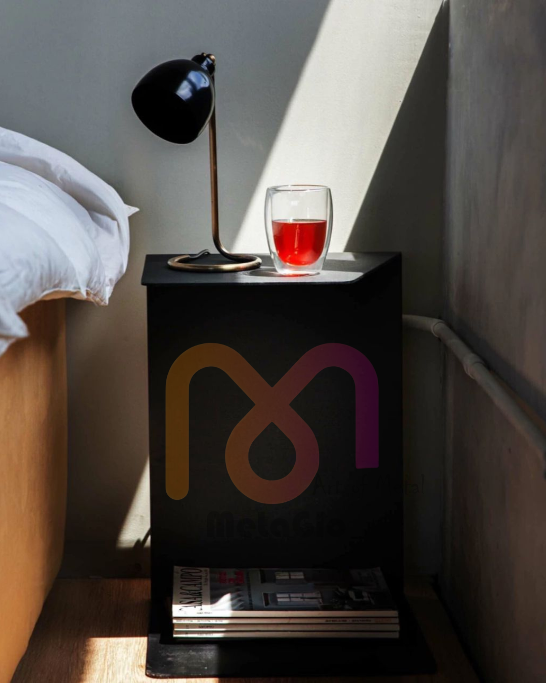 Modern Metal Tea Table | Sleek & Durable Side Table