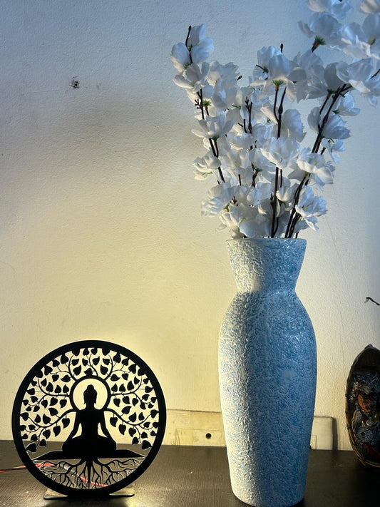 Meditation Tree Metal LED Table Lamp | Spiritual Home Decor