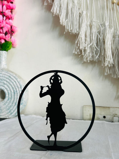 krishna ji lamp, lord krishna metal lamp, krishna lamp for home, spiritual metal lamp, flute krishna lamp, pooja room lamp, decorative krishna lighting