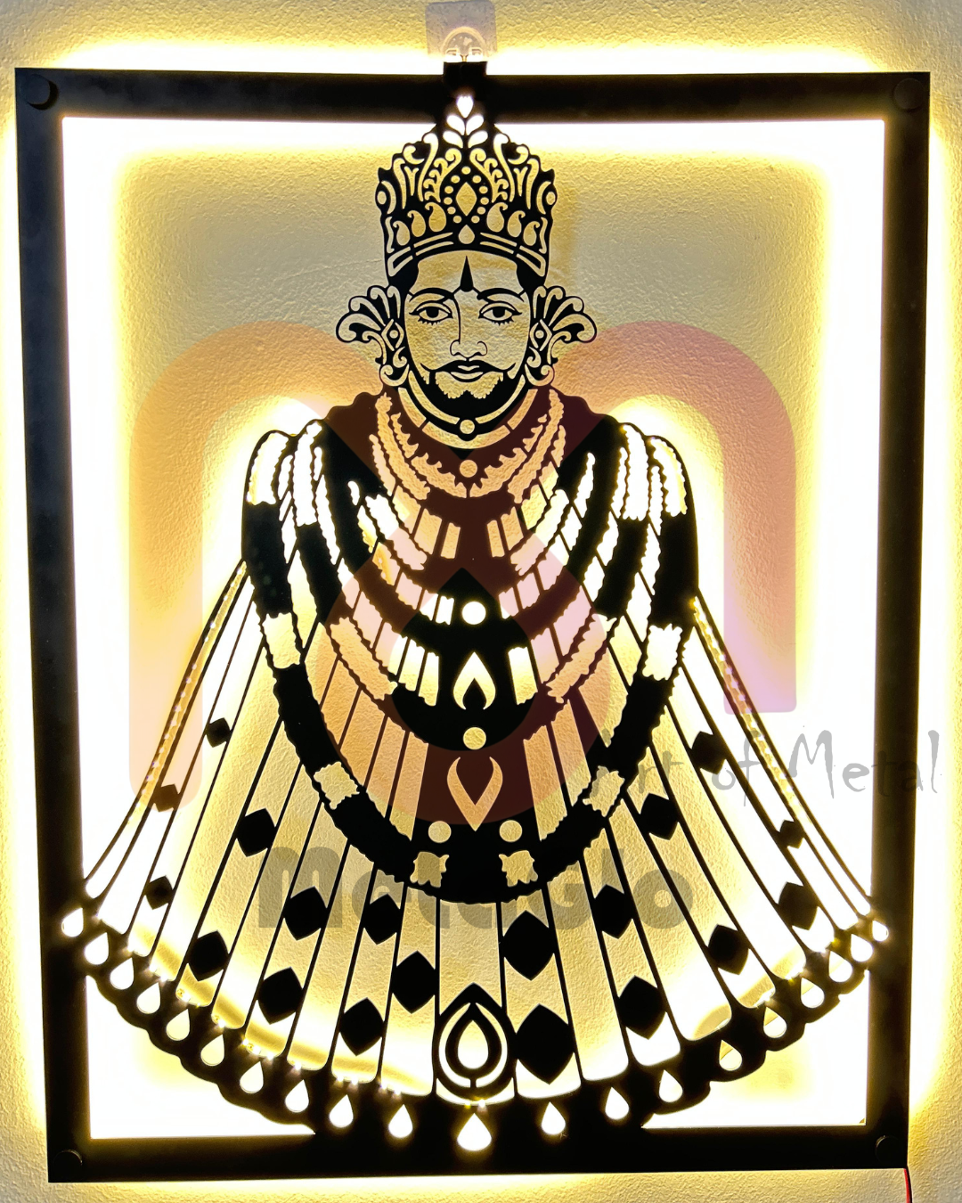 Shree Khatu Shyamji Metal Wall Art