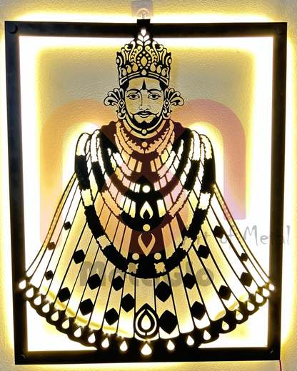 Shree Khatu Shyamji Metal Wall Art