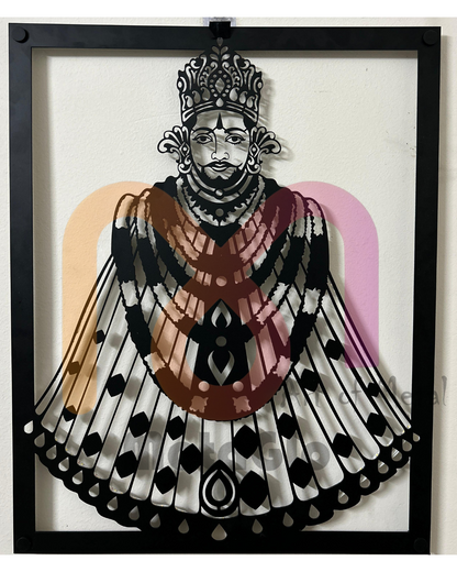 Shree Khatu Shyamji Metal Wall Art