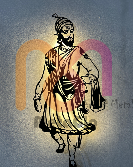 Chhatrapati Shivaji Maharaj Metal Wall Art