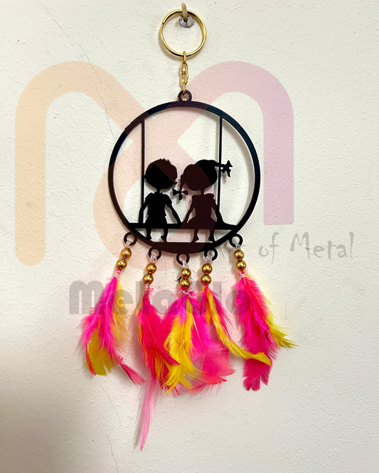 Couple Car Hanging and Metal Wall Art