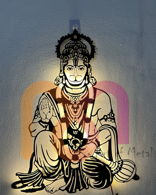 Hanumanji Metal Wall Art