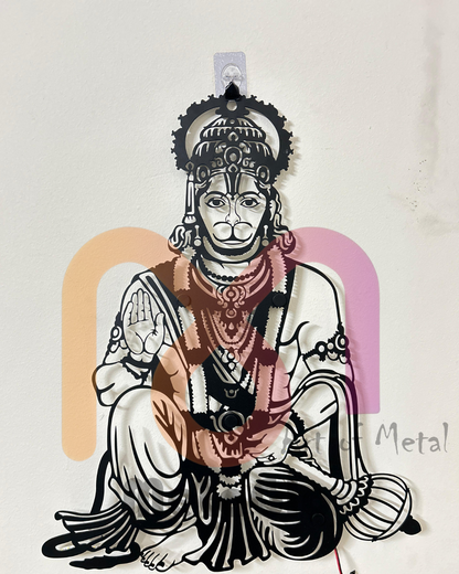 Hanumanji Metal Wall Art