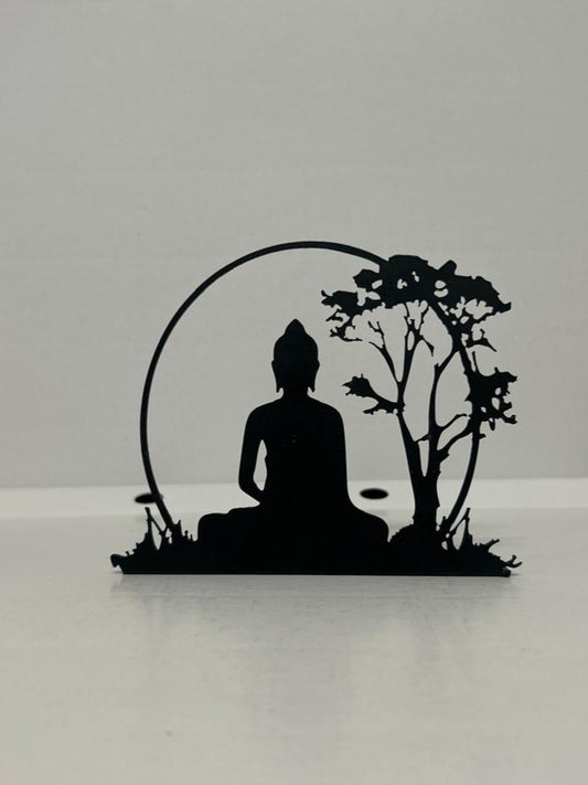 Decorative Metal LED Lamp – Buddha Wall & Table Light