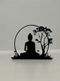 Decorative Metal LED Lamp – Buddha Wall & Table Light