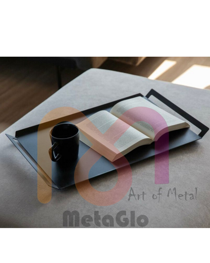 Modern Metal Tray | Multipurpose Serving & Kitchen Utility Tray|
