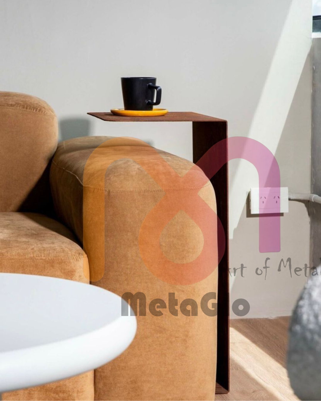 Modern Metal Tea Table | Sleek & Durable Side Table