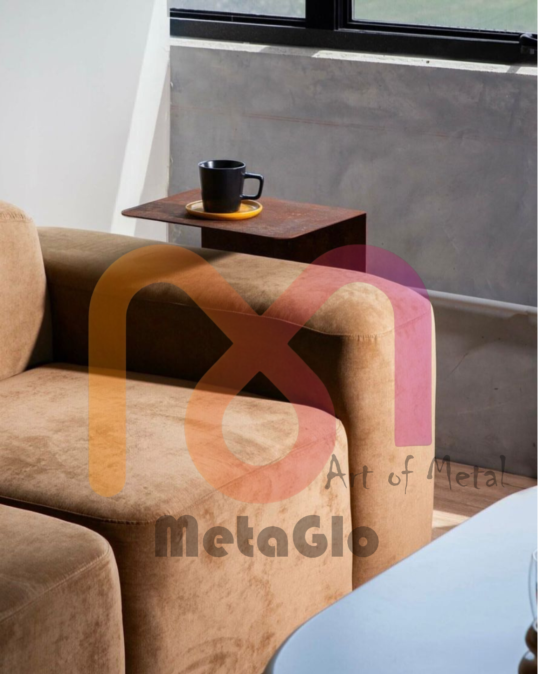 Modern Metal Tea Table | Sleek & Durable Side Table