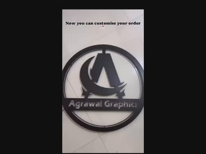 Customized Logo Metal Wall Art
